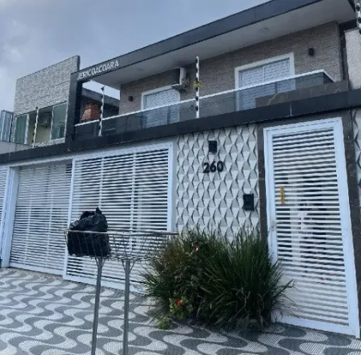 Casa em Condomínio para Venda em Praia Grande, Esmeralda, 2 dormitórios, 1 banheiro, 1 vag
