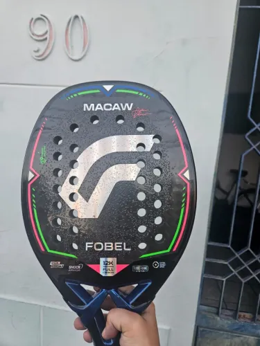 Raquete Beach Tennis Fobel Macaw 12K