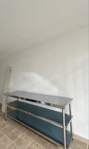 BANCADA INDUSTRIAL AÇO INOX  RESISTENTE COZINHA
