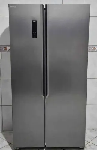 Geladeira Philco Inox Side By Side