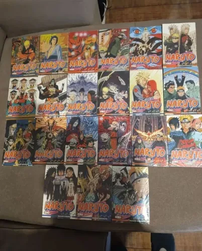 Naruto mangá lote 22 volumes/ MANGAS RAROS ARCO PAIN.