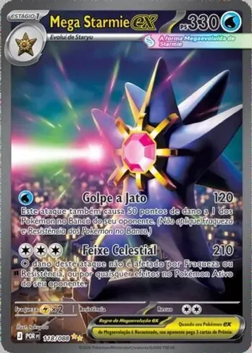 Mega Starmie ex equilibrio perfeito 118/088