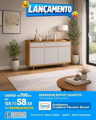 Aparador Buffet R$599