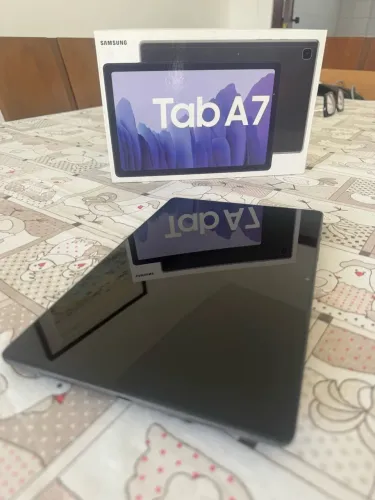 Samsung Galaxy Tab A7 64GB 4G (Grafite) - Estado de Novo na Caixa!