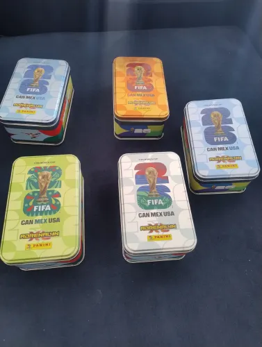 Lata Colecionável Adrenalyn XL - Copa do Mundo 2026 (cards e figurinhas)