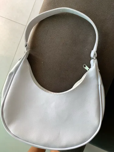 bolsa de ombro branca (NUNCA USADA)