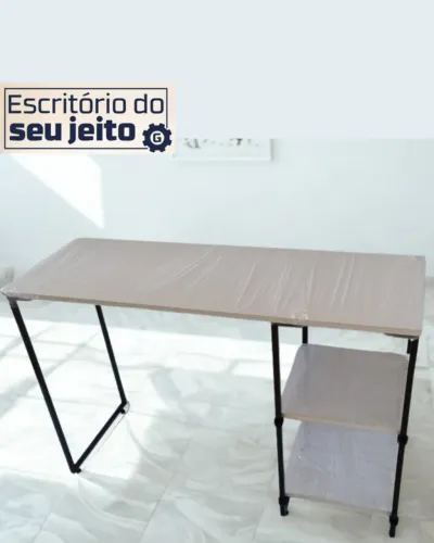 Mesa de Escritório 1,1m NOVA Estilo Industrial Multiuso para Notebook Computador Estudo