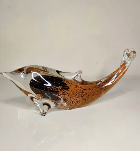 Golfinho de Cristal Murano