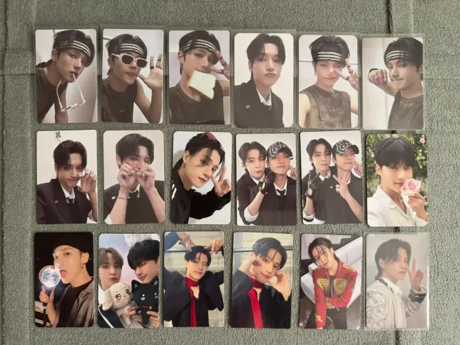 Photocards OFICIAIS ATEEZ K-pop (valor individual)