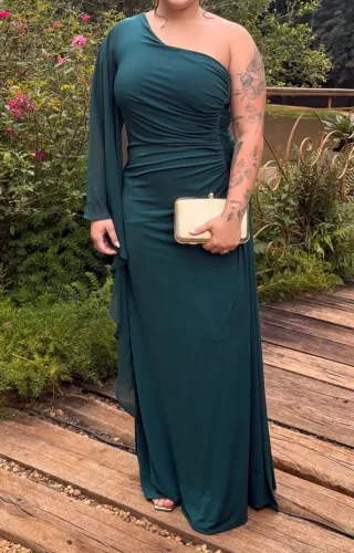 Vestido verde esmeralda