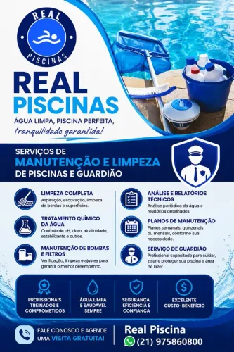 Limpeza e manutenção piscina 