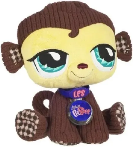 Pelúcia LPS VIP macaquinho wave 2 raridade littlest pet shop grande Monster high