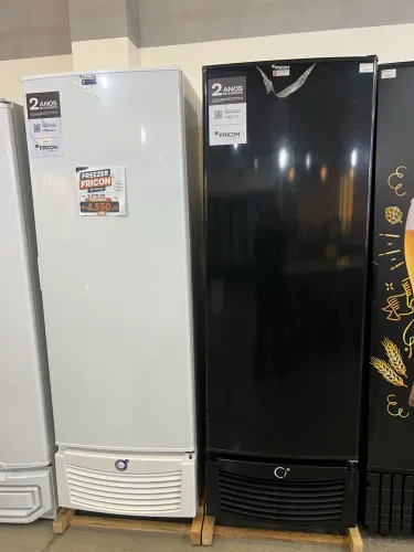 Freezer vertical 569L congelados dupla função - novo - pronta entrega