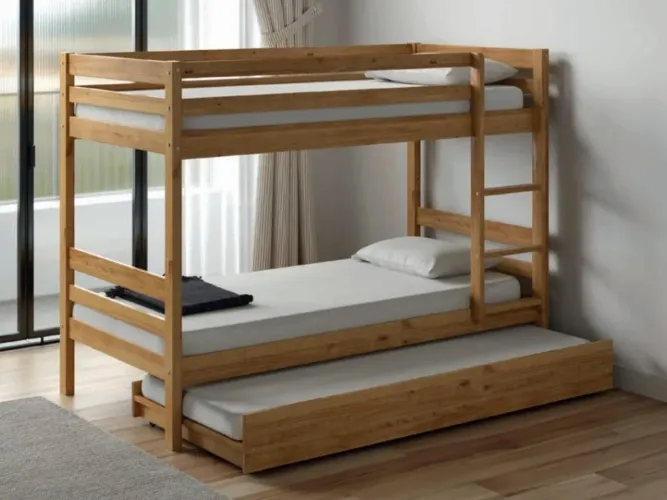 Beliche Panamá com Cama Auxiliar ? 100% Madeira Maciça