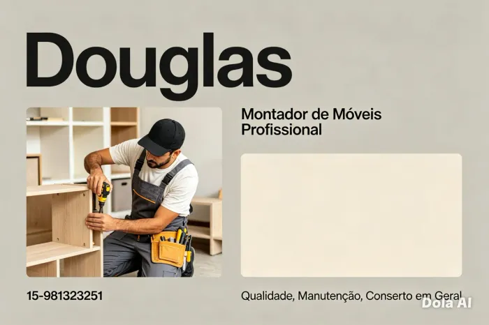 Montador  de móveis 