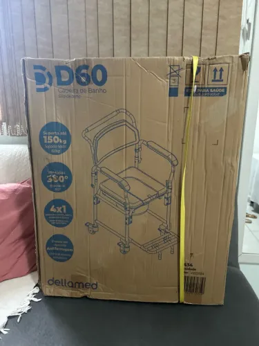 Cadeira de banho nova na caixa - 150kg