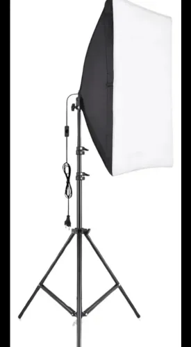 Vende-se kit de iluminação continua softbox com tripé 2m