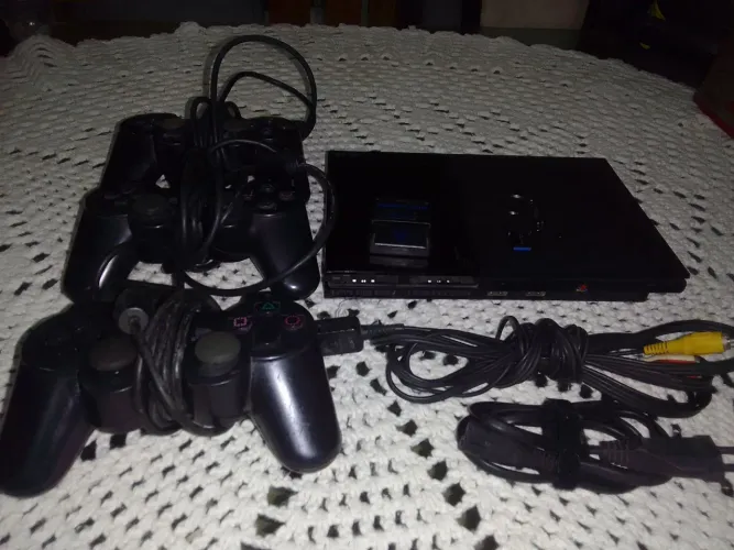 Ps2 slim com jogos 30giga