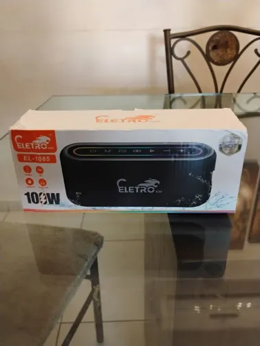 Caixa som eletromex 100w bluetooth melhor que JBL Flip charge imenso LG xboom basike 