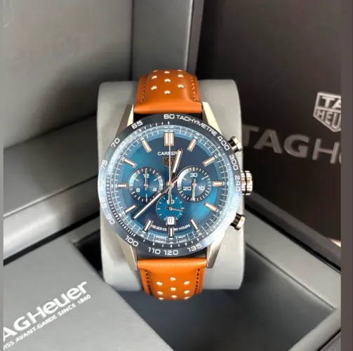 Relogio Tag Carrera Couro - Premium - AAA+