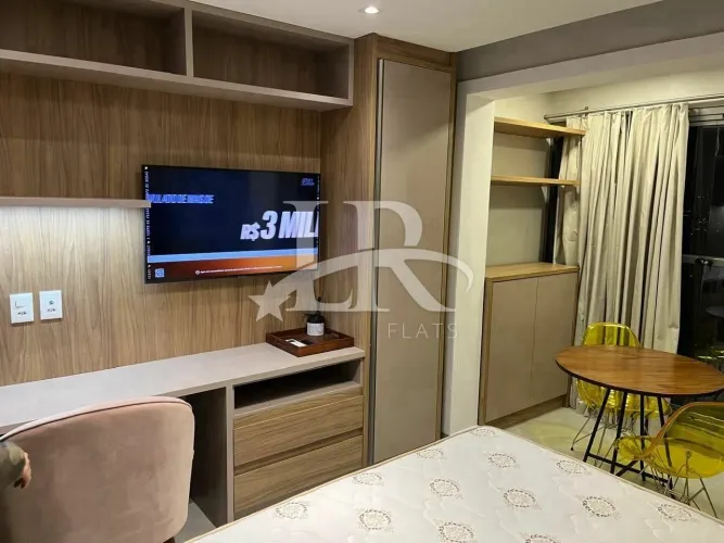 LR Flats - Flat mobiliado para locação em Santo Amaro, confira agora!