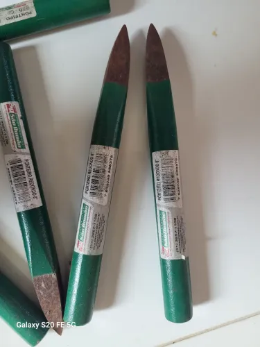 Ponteiro Redondo Em Aço Para Concreto 8" 20mm São Romão kit 5 unidades = R$ 50,00