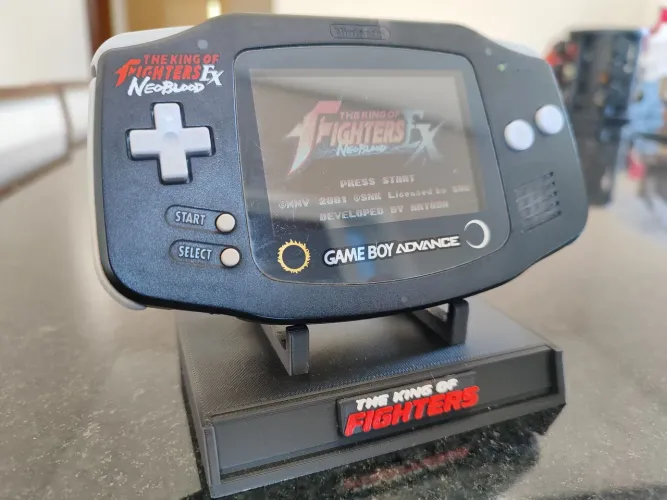 Gameboy Advance the King Of Fighters com jogo original.