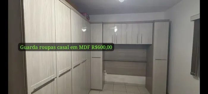 Guarda roupa casal MDF 10 portas e 6 gavetas