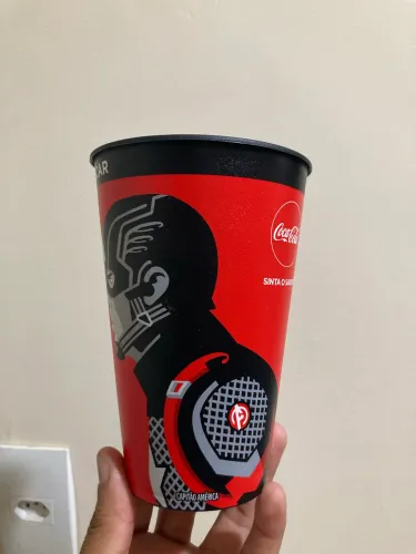 Copo Coca-Cola Marvel Vingadores Ultimato - Capitão América - Colecionável