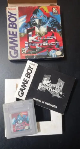 jogo killer Instinct com caixa e manual para game boy original