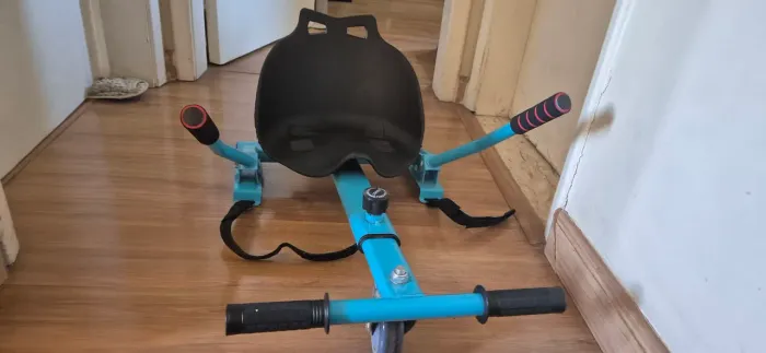 Hoverkart usado cor azul sem o hoverboard universal