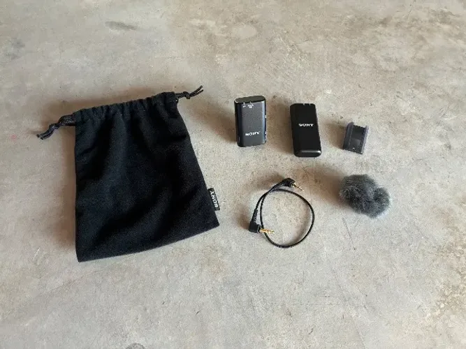Microfone Sem Fio Sony ECM-W2BT Bluetooth Digital