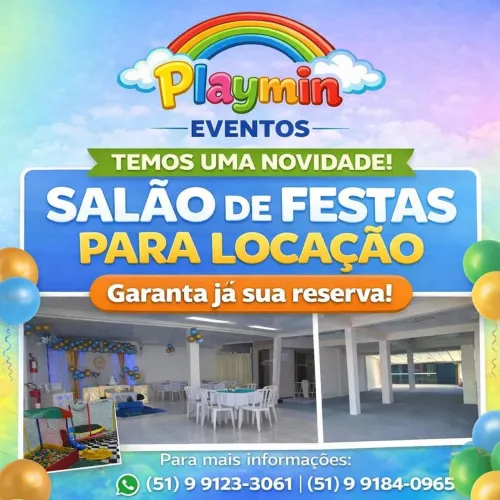 Salão para festas e eventos em Viamão