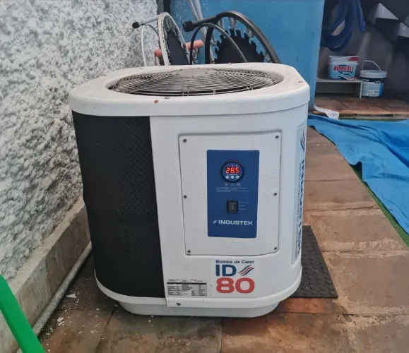 Aquecedor de Piscina Industek ID80 Wi?Fi 220V