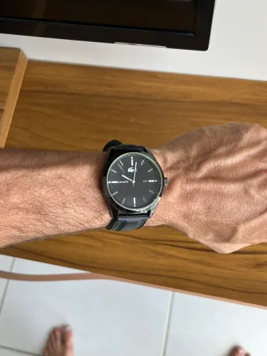 Relógio Lacoste 1927 Original Preto Masculino