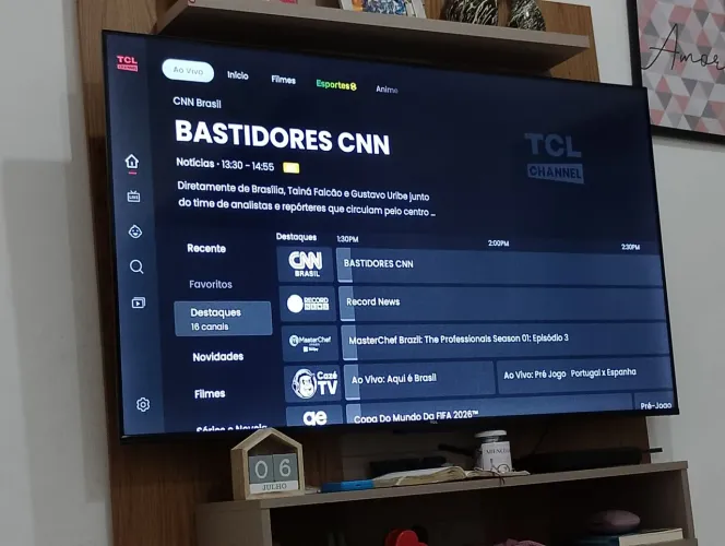 Smart tv TCL 55pl 4k, com Android