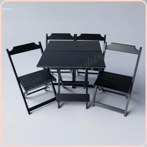 Jogo de mesa para bar e restaurante