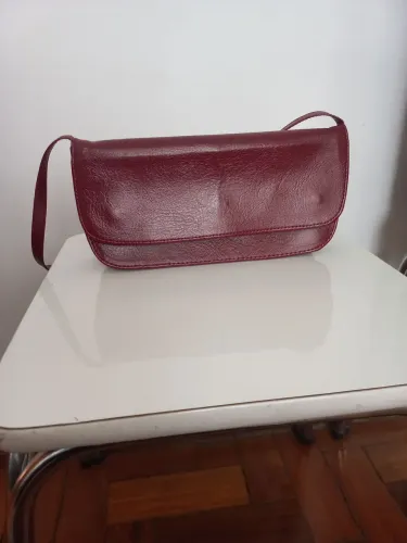 Bolsa de ombro vermelha (25x12)