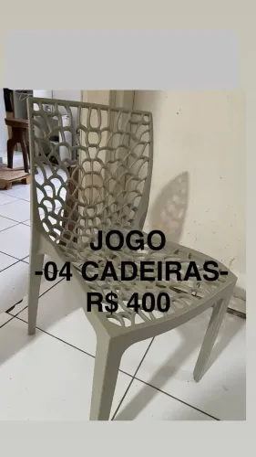 JOGO 04 CADEIRAS