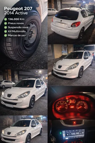 Peugeot 207 Active 1.4 Flex 8V 5P 2014