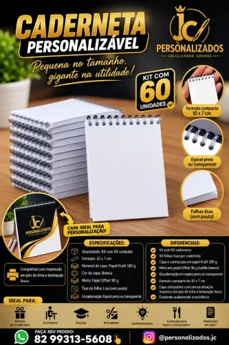 BLOQUINHOS PERSONALIZADOS