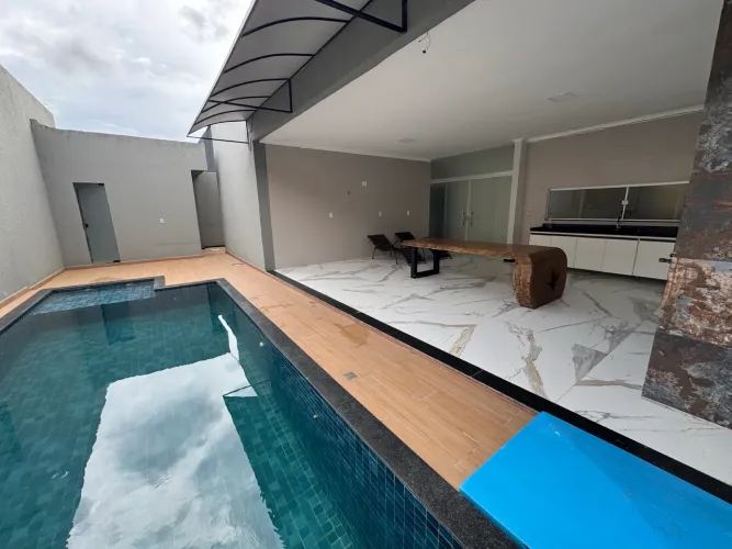 Alugo mansão térrea no residencial castanheira 4 suítes e mobilia