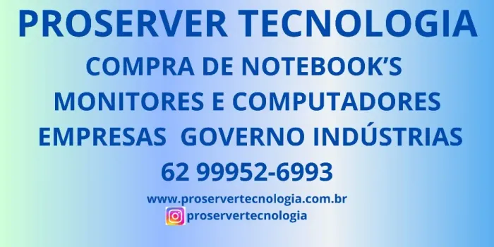 NOTEBOOKS MONITORES E COMPUTADORES