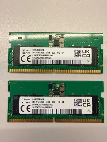 MEMÓRIA NOTEBOOK RAM DDR5 16GB 2X8GB