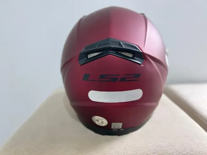 Capacete LS2 FF358 Vermelho Fosco (XS 54) - Semi novo