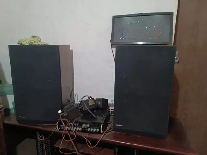 Par de caixas de som vintage Gradiente Master 78