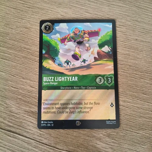 Carta Disney Lorcana - Buzz Lightyear Space Ranger Promocional
