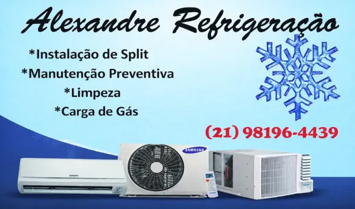 Instalação e manutenção de ar condicionado.