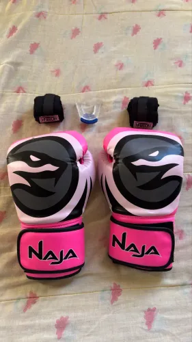 Kit Luva Boxe e Muay Thai