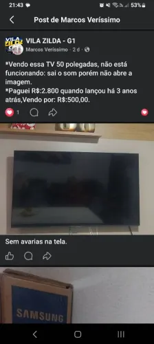 Tv 50 polegadas